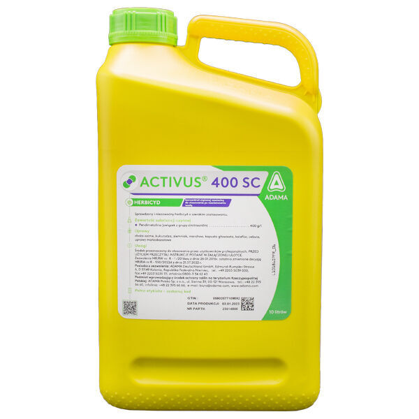 Adama ACTIVUS 400 SC 10L pendimetalina herbicida nuevo