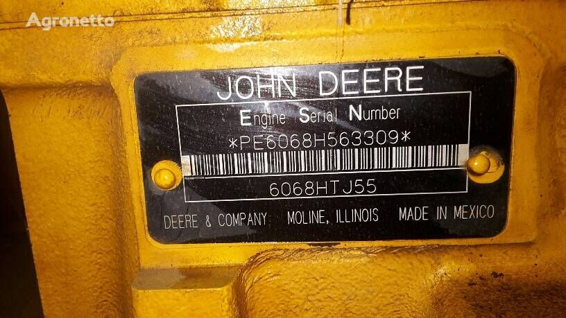 John Deere 6068 HTJ55 motor para procesadora forestal